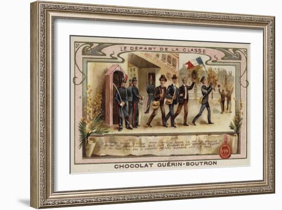 Army Cadets Leaving to Join their Regiment after Graduating from the Academy-null-Framed Giclee Print