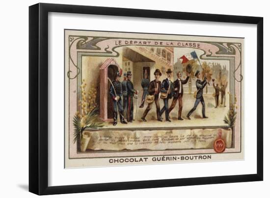 Army Cadets Leaving to Join their Regiment after Graduating from the Academy-null-Framed Giclee Print