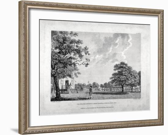 Army Camp in Hyde Park, London, 1780-Francis Chesham-Framed Giclee Print