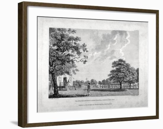 Army Camp in Hyde Park, London, 1780-Francis Chesham-Framed Giclee Print