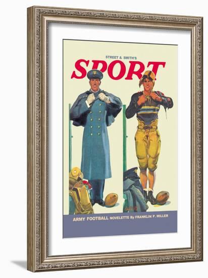 Army Football-null-Framed Art Print