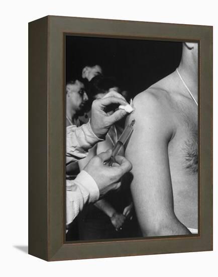 Army Medical Injections at Ft. Belvoir-Myron Davis-Framed Premier Image Canvas