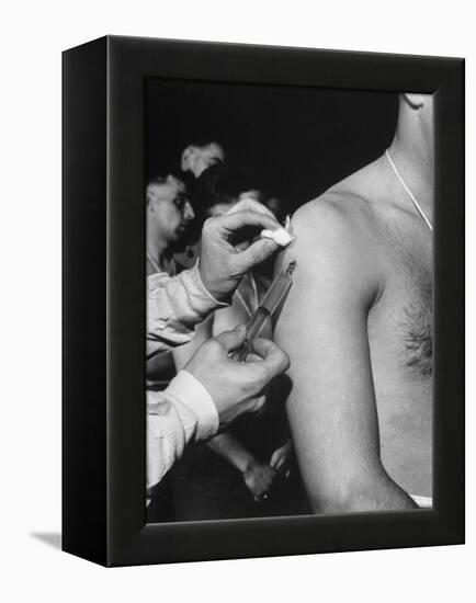 Army Medical Injections at Ft. Belvoir-Myron Davis-Framed Premier Image Canvas