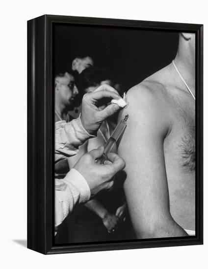 Army Medical Injections at Ft. Belvoir-Myron Davis-Framed Premier Image Canvas