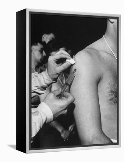 Army Medical Injections at Ft. Belvoir-Myron Davis-Framed Premier Image Canvas