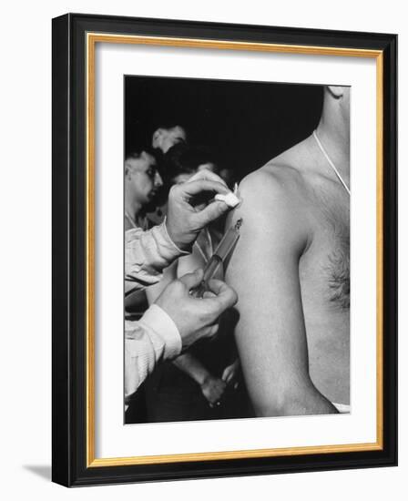 Army Medical Injections at Ft. Belvoir-Myron Davis-Framed Photographic Print