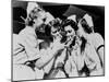 Army Nurses Lighting Up their Cigarettes in 1947-null-Mounted Photo