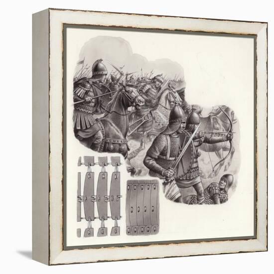 Army of the Khalif of Persia in the Middle Ages-Pat Nicolle-Framed Premier Image Canvas