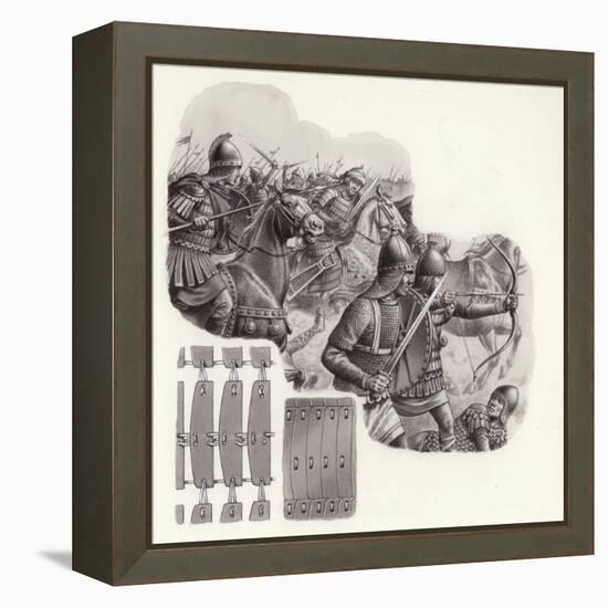 Army of the Khalif of Persia in the Middle Ages-Pat Nicolle-Framed Premier Image Canvas