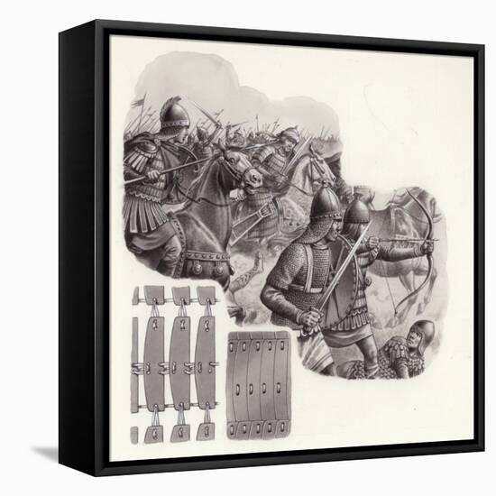 Army of the Khalif of Persia in the Middle Ages-Pat Nicolle-Framed Premier Image Canvas