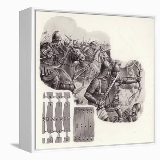 Army of the Khalif of Persia in the Middle Ages-Pat Nicolle-Framed Premier Image Canvas