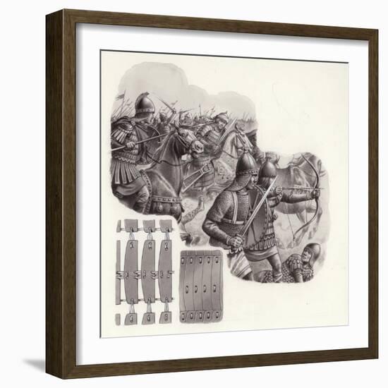 Army of the Khalif of Persia in the Middle Ages-Pat Nicolle-Framed Giclee Print