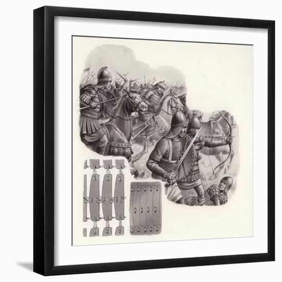 Army of the Khalif of Persia in the Middle Ages-Pat Nicolle-Framed Giclee Print