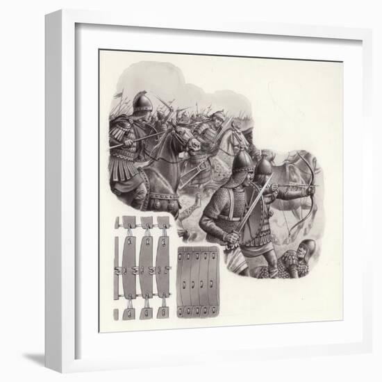 Army of the Khalif of Persia in the Middle Ages-Pat Nicolle-Framed Giclee Print