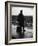 Army Sergeant Visiting Home on Leave Waiting at the Railway Station-Bob Landry-Framed Photographic Print