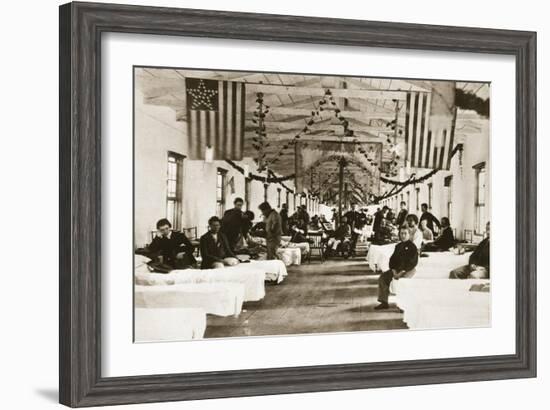 Army Square Hospital for Union Army Veterans-Mathew Brady-Framed Giclee Print
