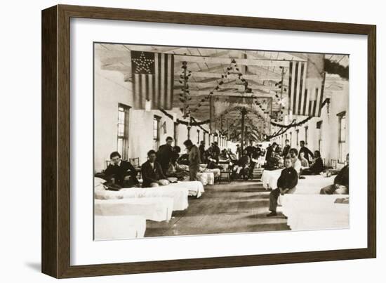 Army Square Hospital for Union Army Veterans-Mathew Brady-Framed Giclee Print