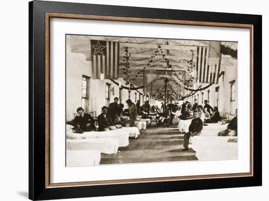 Army Square Hospital for Union Army Veterans-Mathew Brady-Framed Giclee Print