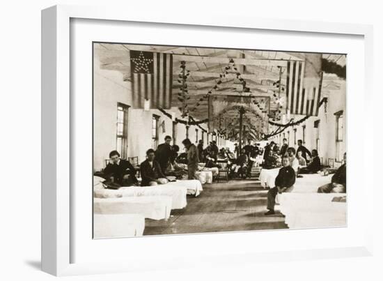 Army Square Hospital for Union Army Veterans-Mathew Brady-Framed Giclee Print