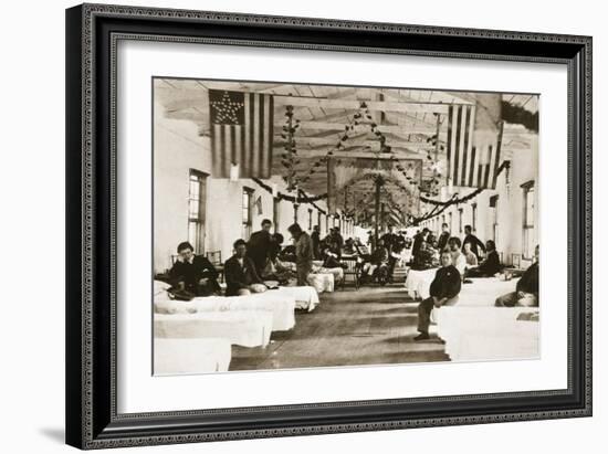 Army Square Hospital for Union Army Veterans-Mathew Brady-Framed Giclee Print