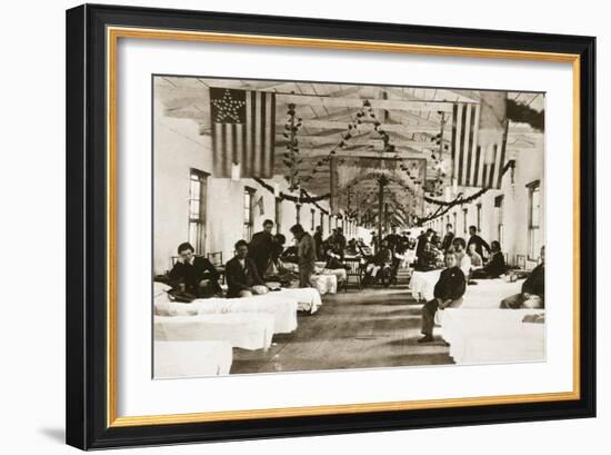 Army Square Hospital for Union Army Veterans-Mathew Brady-Framed Giclee Print