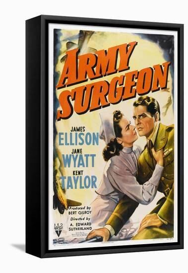 Army Surgeon, from Left: Jane Wyatt, James Ellison, 1942-null-Framed Stretched Canvas