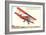 Army Training Biplane PT11C-null-Framed Art Print