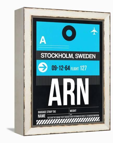 ARN Stockholm Luggage Tag I-NaxArt-Framed Stretched Canvas