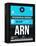 ARN Stockholm Luggage Tag I-NaxArt-Framed Stretched Canvas