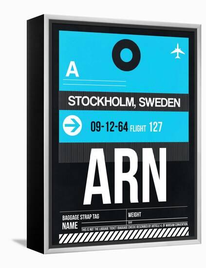 ARN Stockholm Luggage Tag I-NaxArt-Framed Stretched Canvas