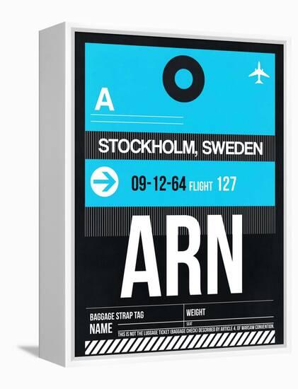 ARN Stockholm Luggage Tag I-NaxArt-Framed Stretched Canvas