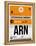 ARN Stockholm Luggage Tag I-NaxArt-Framed Stretched Canvas