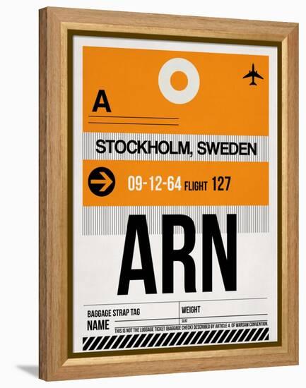 ARN Stockholm Luggage Tag I-NaxArt-Framed Stretched Canvas