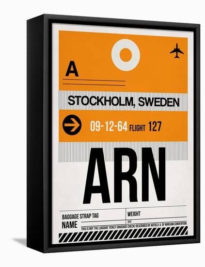 ARN Stockholm Luggage Tag I-NaxArt-Framed Stretched Canvas