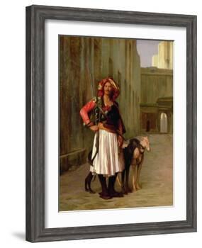 Arnaut of Cairo, 1871-Jean Leon Gerome-Framed Giclee Print