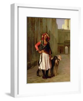 Arnaut of Cairo, 1871-Jean Leon Gerome-Framed Giclee Print