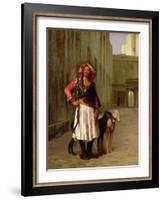 Arnaut of Cairo, 1871-Jean Leon Gerome-Framed Giclee Print