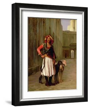 Arnaut of Cairo, 1871-Jean Leon Gerome-Framed Giclee Print