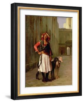 Arnaut of Cairo, 1871-Jean Leon Gerome-Framed Giclee Print