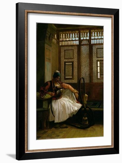 Arnaut Smoking-Jean Leon Gerome-Framed Giclee Print