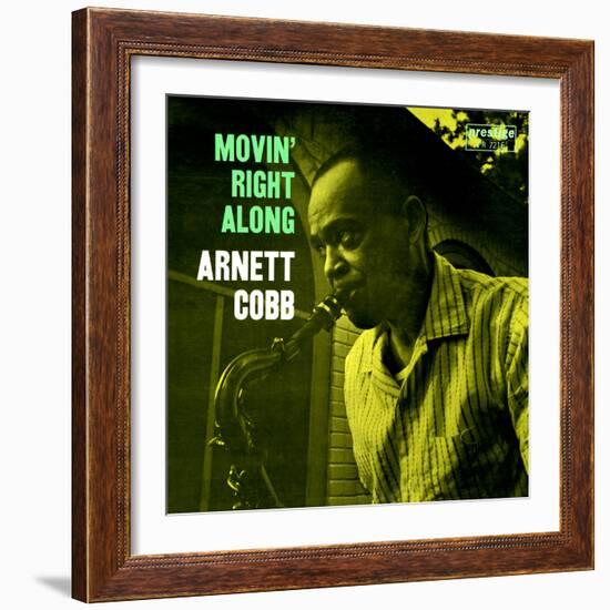 Arnett Cobb - Movin' Right Along-null-Framed Art Print