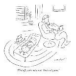 "Howard, I think the dog wants to go out." - New Yorker Cartoon-Arnie Levin-Premium Giclee Print