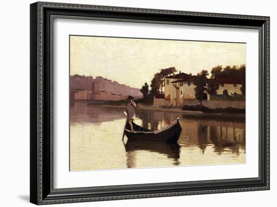 Arno at Casaccia, 1863-Giuseppe Abbati-Framed Giclee Print