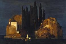 The Isle of the Dead (First Version), 1880-Arnold Bocklin-Framed Giclee Print