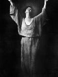 Vanity Fair - August 1920 - Teresa Duncan Leans on Column-Arnold Genthe-Premium Photographic Print