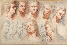 Thirteen Studies Based on a Roman Imperial Head-Arnold Or Artus The Elder Quellin I-Framed Giclee Print