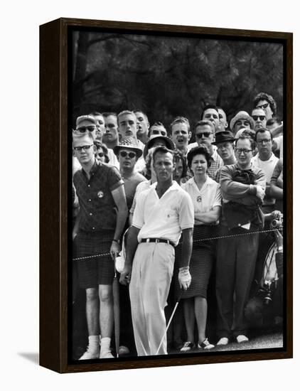 Arnold Palmer After Winning the Masters Tournament-George Silk-Framed Premier Image Canvas