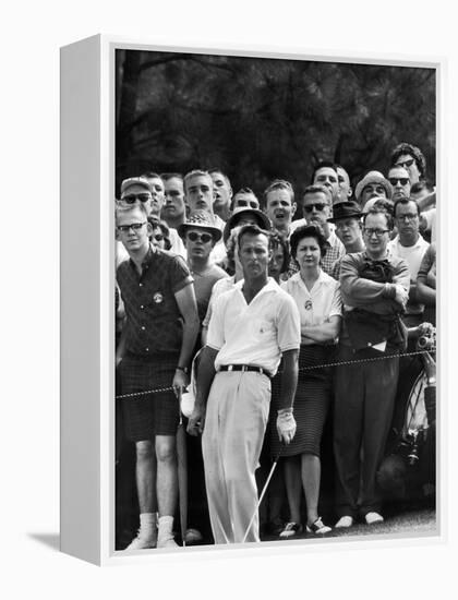 Arnold Palmer After Winning the Masters Tournament-George Silk-Framed Premier Image Canvas