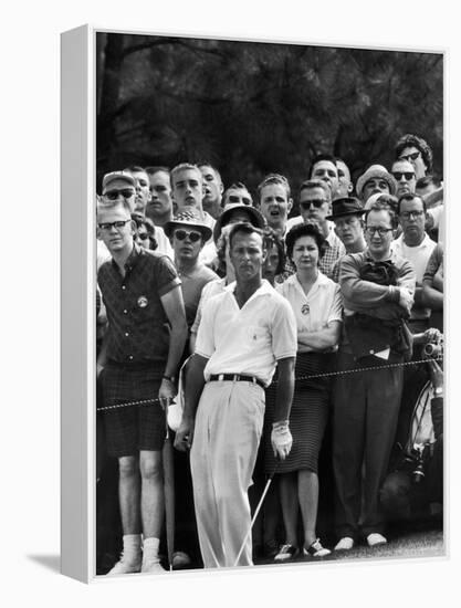 Arnold Palmer After Winning the Masters Tournament-George Silk-Framed Premier Image Canvas