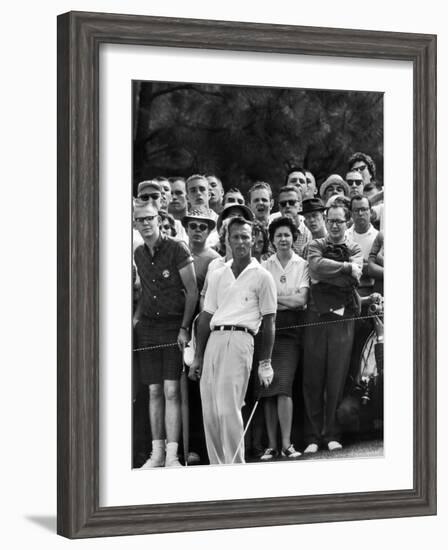 Arnold Palmer After Winning the Masters Tournament-George Silk-Framed Premium Photographic Print